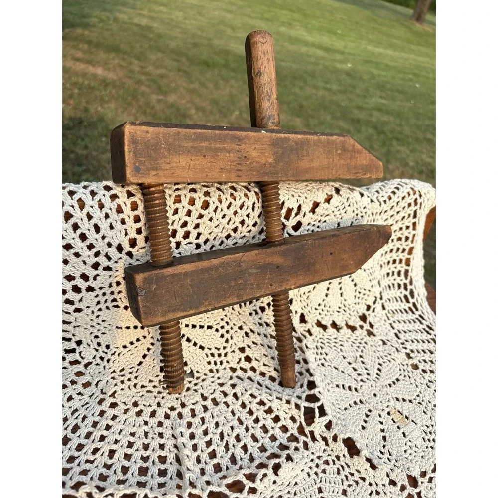 Antique Wooden Screw Clamp 10
